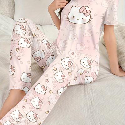 TEMU Hello Kitty Women's Home Pajama Set Image