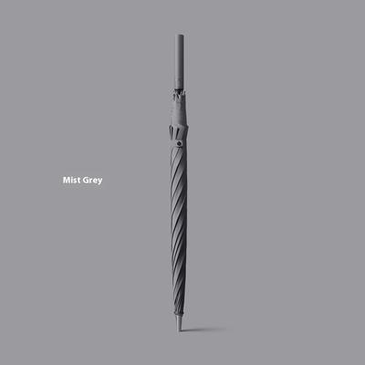 TEMU [1pc 55-inch Large Golf Umbrella] Automatic Open 55-inch Large Golf Umbrella, Mature & , Water-resistant Fabric, Windproof With 8 Fiberglass Ribs, Rubber Handle, For 2-3 People Image