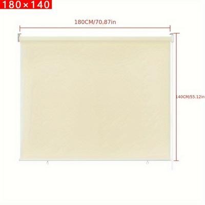 TEMU Vertical Awning Outdoor Roller Blind Sun Protection Roller Blind Outdoor Roller Blind Balcony Roller Blind Blind