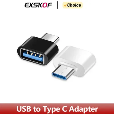 Typ C auf USB-Adapter 3.0 USB-C 3.1 Stecker OTG A Buchse Datenanschluss für MacBook Pro iPad Mini 6/Pro MacBook Air Typ C-Geräte Image