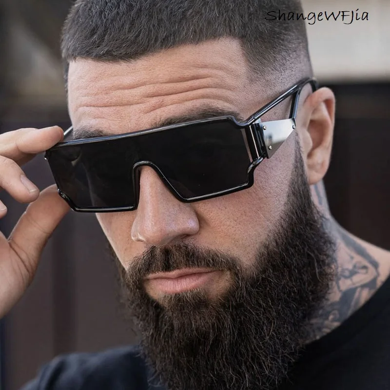 Trend ige neue menv klassische Sonnenbrille Frauen Luxusmarke Sonnenbrillen Retro quadratische schwarze Sonnenbrille Brillen Trend Punk Brillen Image