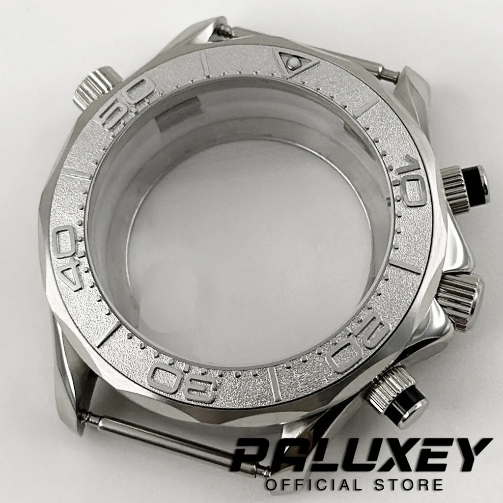 Seamaster 300 Uhrengehäuse VK63 41 mm Multy-funktionales Quarz-Chronographen-Uhrengehäuse Saphirglas passend für VK63 VK64 Uhrwerk Image