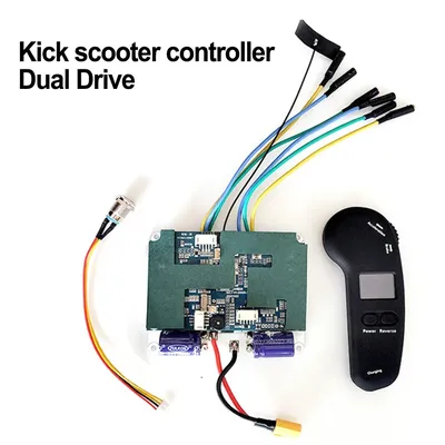 1 Set 12S 48V Electric Skateboard Controller Kit for Dual Drive Motor ESC Replace Scooter Parts & Accessories