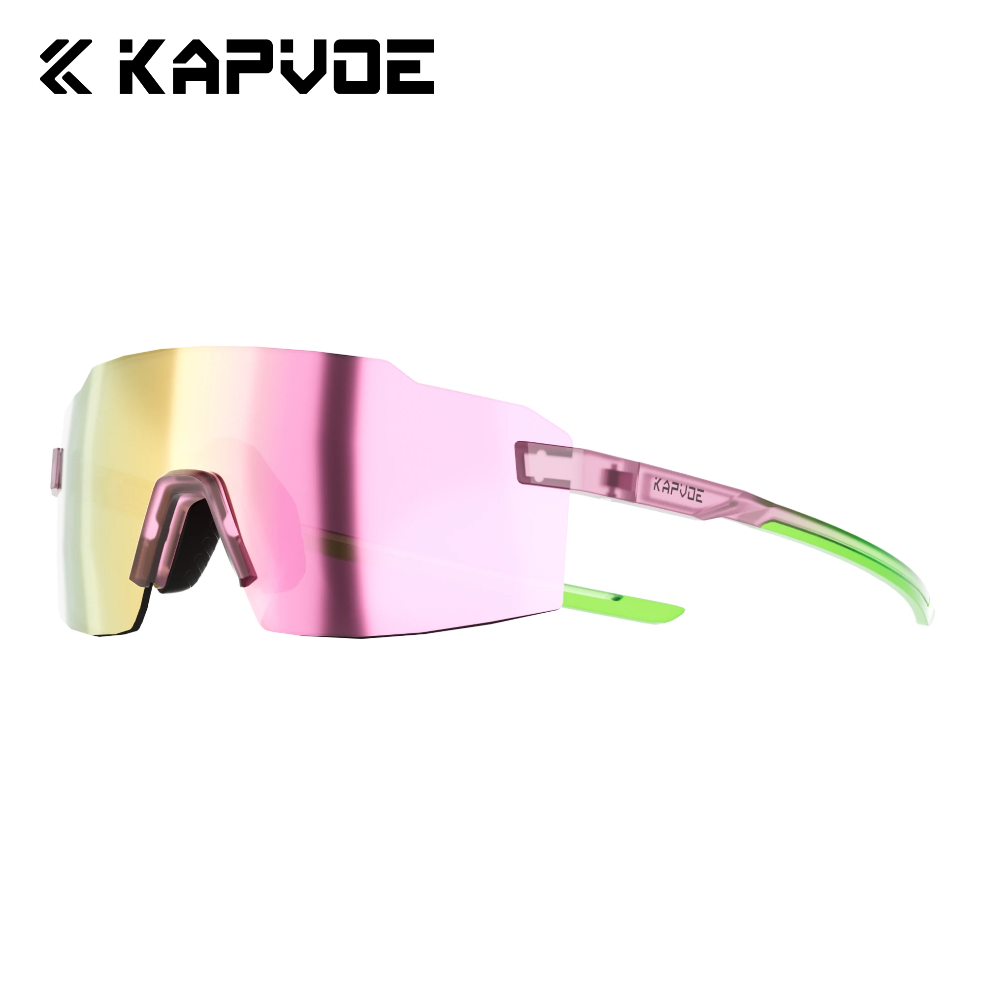 KAPVOE UV400 Laufbrille Männer Fahrrad Radfahren Sonnenbrillen Outdoor Sport Camping Golf Ausrüstung MTB Rennrad Angeln Brillen Image