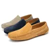 Herren-Loafer aus Wildleder, luxuriöse Freizeitschuhe, leichte Herrenschuhe, Mokassins, flache