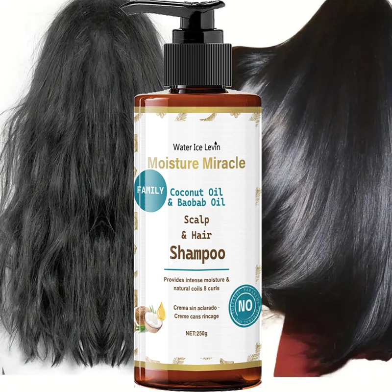 Shampoo 2-in-1-Feuchtigkeitsshampoo, geeignet für normale Haarextraktion der Kopfhaut, feuchtigkeitsspendende Stylingformel für alle Frisuren, 150 Gramm, Enhancer für lockiges Haar, Shampoo, Image