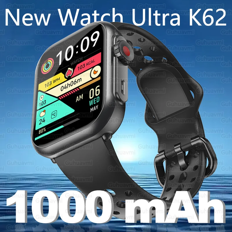 2025 neue 1000 mAh Batterie Smart Uhr Für Männer Frauen Bluetooth Anruf Herz Rate Monitor Uhren IP68 Wasserdichte Sport Smartwatches