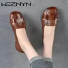 Neue Marke Luxus Designer Braid Ausschnitt Loafers frauen Braun Mokassins Weibliche Vintage Schuhe