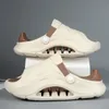Mode Neue männer Outdoor Hausschuhe Strand Sandalen Bequeme Rutschen Weiche Clogs Männer Casual Schuhe Garten Schuhe Männliche Strand Sandalen