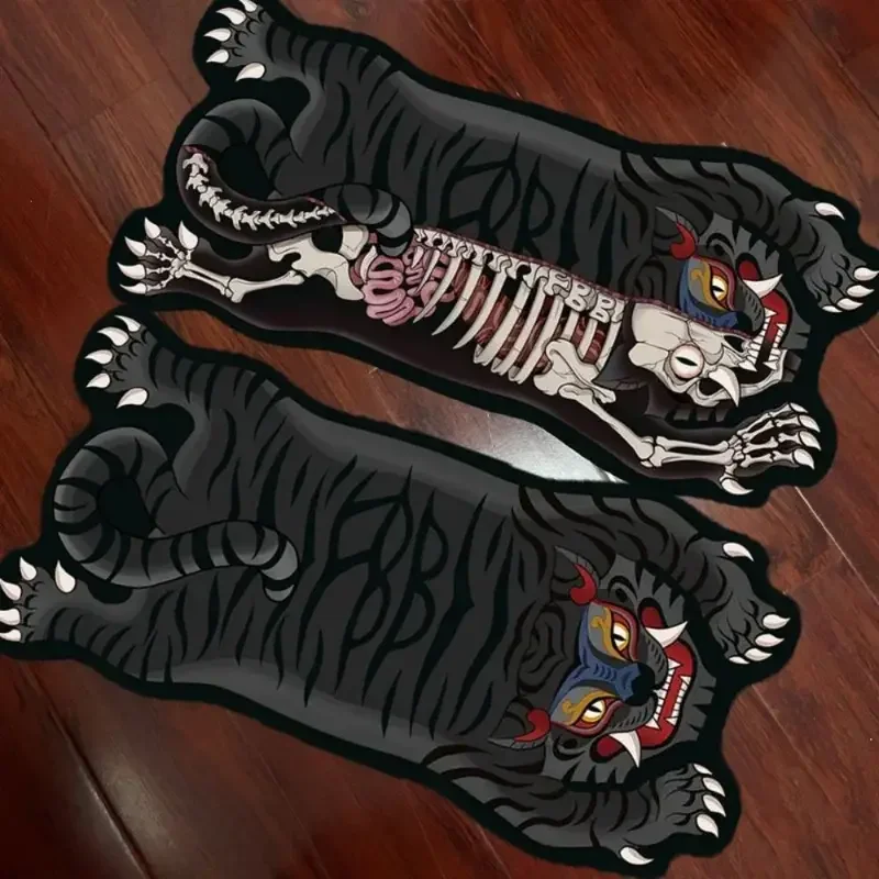 VIKAMA Tiger Diatomite Kitchen Carpet Thickened Oil-resistant Dirty-drying Floor Mats Bathroom Balcony Entrance Non-slip Mats