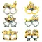 Occhiali da festa Minions Papà cattivissimo che scatta foto Puntelli Maschera Forniture per