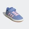Klettschuh ADIDAS SPORTSWEAR, Gr. 34, blau fusion, clear pink, core weiß, Leder, Textil, sportlich, Schuhe, Design auf den Spuren des adidas Superstar