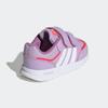Klettschuh ADIDAS SPORTSWEAR "TENSAUR SWITCH KIDS", Gr. 23, powder plum, cloud weiß, lucid rot, Synthetik, Textil, sportlich, Schuhe, für Kinder