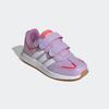 Klettschuh ADIDAS SPORTSWEAR "TENSAUR SWITCH KIDS", Gr. 32, powder plum, cloud weiß, lucid rot, Synthetik, Textil, sportlich, Schuhe
