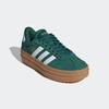 Sneaker ADIDAS SPORTSWEAR, Gr. 40,5, collegiate grün, cloud weiß, gold metallic, Leder, Synthetik, sportlich, Schuhe, Design auf den Spuren des adidas Gazelle Bold