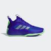 Basketballschuh ADIDAS SPORTSWEAR "OWNTHEGAME 3.0", Gr. 42,5, lucid blau, silber metallic, lime burst, Synthetik, Textil, sportlich, Schuhe