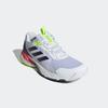 Handballschuh ADIDAS PERFORMANCE "CRAZYFLIGHT 6 HALLENSCHUH", Gr. 43, cloud weiß, aurora metallic, semi lucid rot, Textil, Synthetik, sportlich, Schuhe, besonders geeignet für Handball und Volleyball