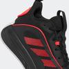 Basketballschuh ADIDAS SPORTSWEAR "OWNTHEGAME 3.0", Gr. 47, core schwarz, lucid rot, cloud weiß, Synthetik, Textil, sportlich, Schuhe