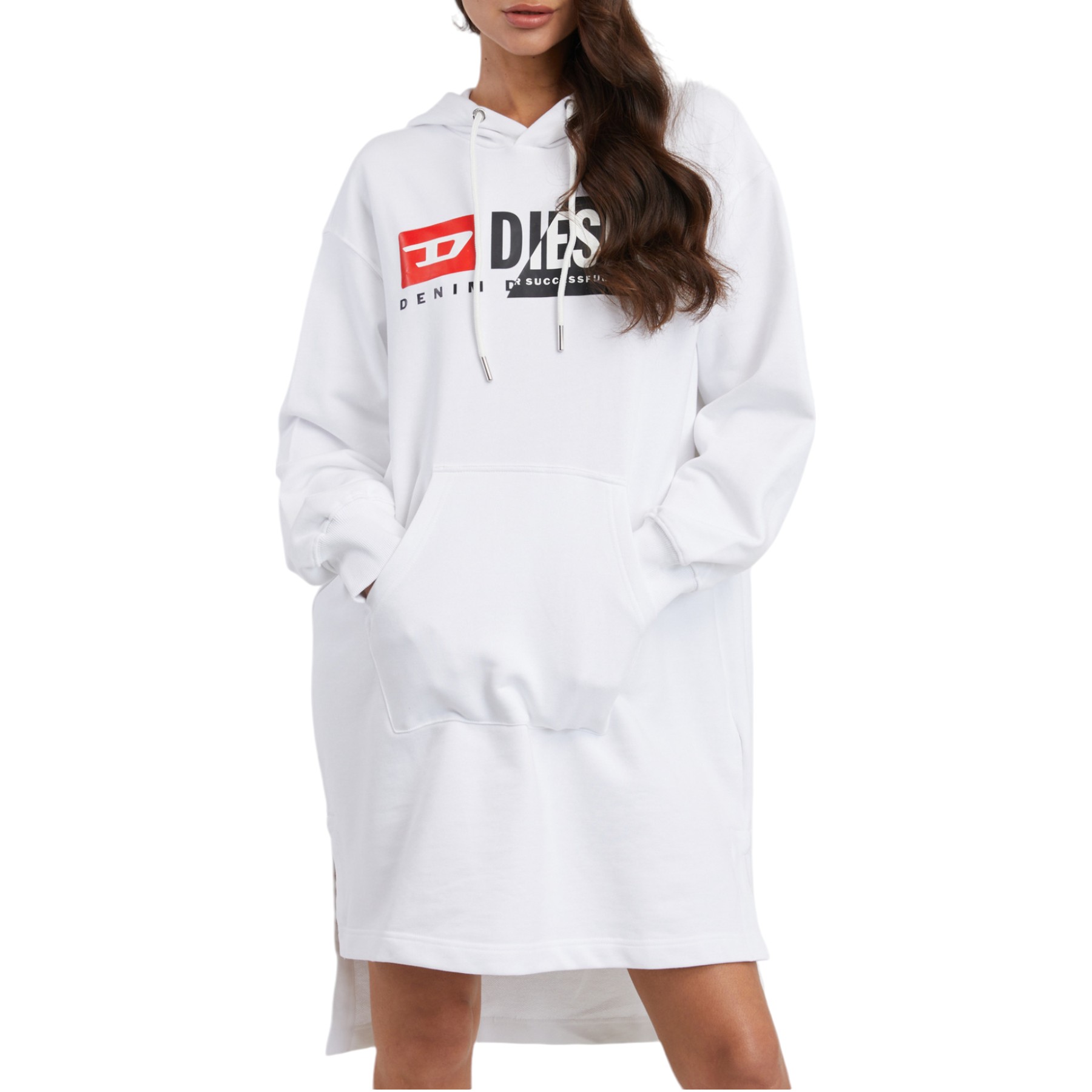 Diesel Kleid D-Ilse Damen weiß XS