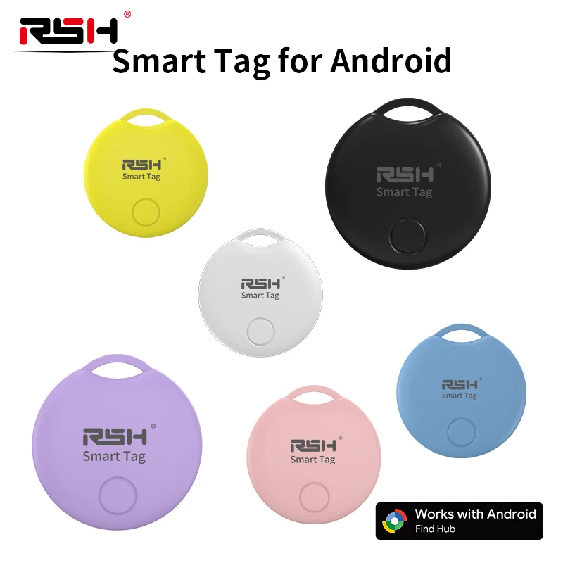 RSH Smart GPS Tracker für Android Google-zertifizierter Tag für Google's Find Hub App Global Locator für Xiaomi Overseas Samsung Image