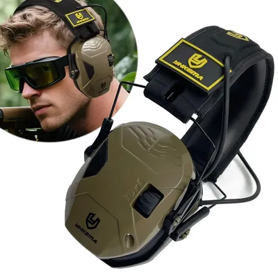 Militärische Taktische Elektronische Schießen Ohrenschützer Outdoor Jagd Sound Pickup Noise Reduction Schutz Hören Headset YHKEMA Image