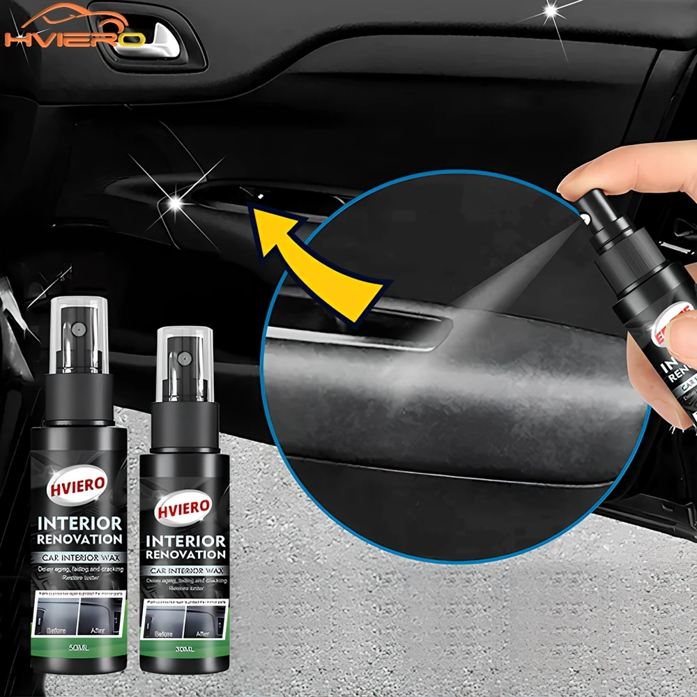 30/50 ml Kunststoff Wiederherstellung Mittel Flecken Entfernen Hause Auto Innen Teil Farbe Polnischen Runderneuerung Auto Sanierung Mittel Wartung Image