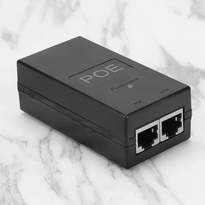 CCTV Security 24V 0.5A 15.4W POE Adapter Injector Ethernet power for POE CCTV IP Camera Phone Power Supplies