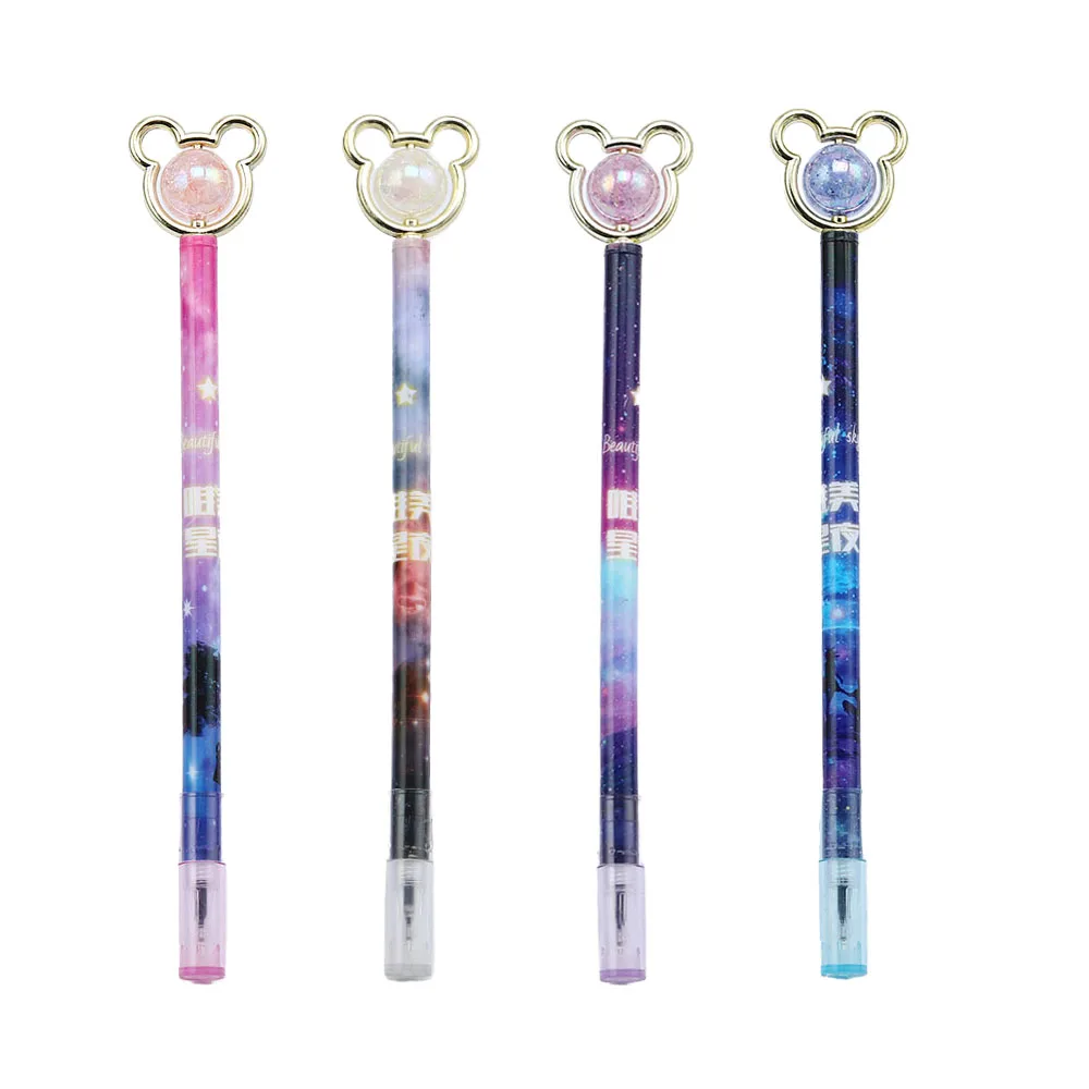 Lytwtw's-Cute Cartoon Crystal Bear Gel-Tintenstifte, Kawaii-Briefpapiermaterial, Büro, Schulbedarf, Geschenke Image