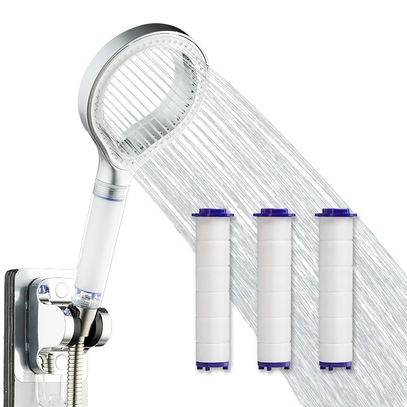 Ring Design Hochdruck Mit filter Dusche Kopf Badezimmer Booster Dusche Kopf Handheld Regen Dusche Kopf Bad Zubehör