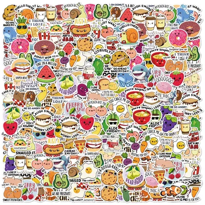 50 stücke niedliche Frucht Charakter Cartoon Graffiti Aufkleber DIY dekorative Notebook Wasser flasche Koffer Gitarre klassische Spielzeug PVC Aufkleber Image
