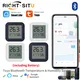 Tuya Termometro intelligente Igrometro Mini Sensore di umidità della temperatura APP Monitor remoto Mini Dispaly Compatibile con Bluetooth