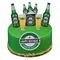 6 pezzi di bottiglia di birra cake topper decorazioni per cupcake in vetro per la festa del papà, compleanno per adulti, festa a tema birra, forniture per addio al celibato