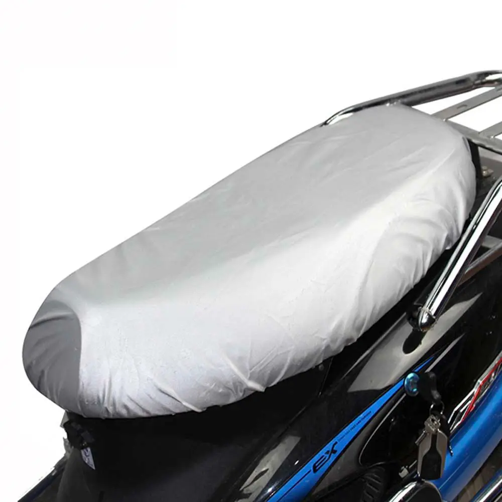 Accessoires de moto noirs housse de selle de coussin de siège de moto housse de siège de pluie de moto housse de coussin de moto