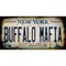 1x, Buffalo Mafia Excelsior New York Targa in metallo Targa in metallo Decorazione da parete