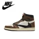 Scarpe da uomo Nike Air Jordan 1 High AJ1 Scarpe da basket retrò alte bianche nere