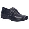 Slipper JOSEF SEIBEL "Charlotte 18", Damen, Gr. 39, schwarz, Leder, elegant, Schuhe, mit Gummizug
