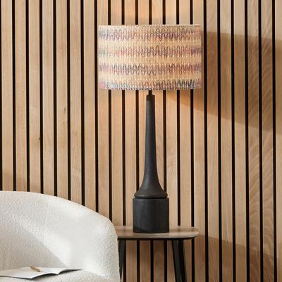 Wood Tall Neck Table Lamp Base