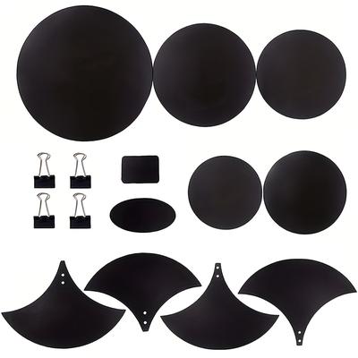 TEMU Drum Pads: Set Of -dampening Mats For Drum Practice Image