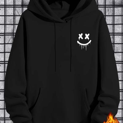TEMU Print Hoodie, Cool Hoodies For Men, Casual Hooded Sweatshirt With Kangaroo Pocket For Winter And Fall Image