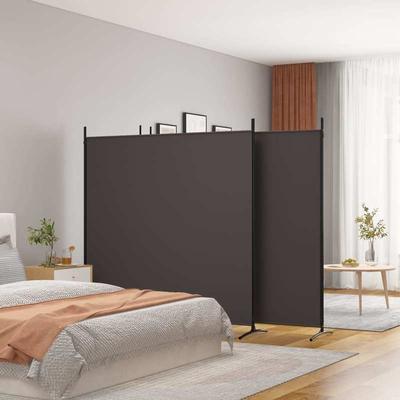 TEMU 4-piece Brown Screen 698x180 Cm Fabric