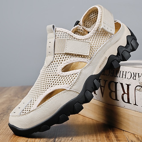 sportliche Herren Outdoor-Schlupfschuhe mit belüftetem Obermaterial und rutschhemmender Sohle - ideal für Sommer-, Strand- und Wassersport Image