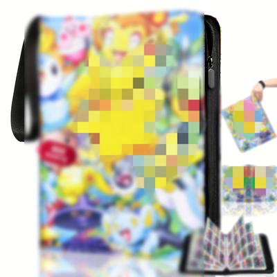 TEMU A Card Sleeve Holder, A 9-pocket Premium 900 Double-sided Pu Card Folder, Used For Storing Mtg, Tcg, Sports Cards, And Playing Cards In A Card Album. Image