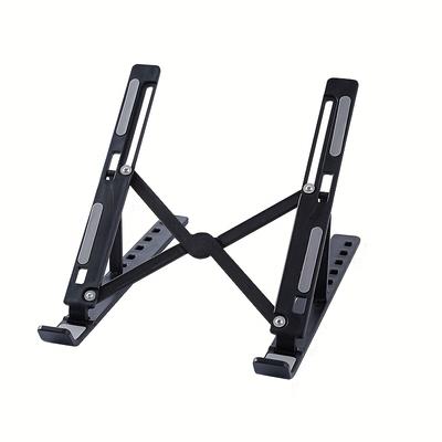TEMU 2 Adjustable Laptop Stands With Color Options, Portable Folding Design, Abs Material For Heat Dissipation, Ergonomic Desktop Holder Suitable For All Computers, Perfect Valentine's Day Gift Image