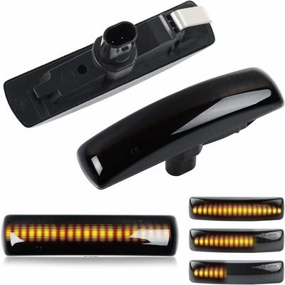 Led Dynamisches Seitenlicht Blinker, Bernstein Lampe Seitenblinker CAN-Bus Fehlerfrei Getönt Image