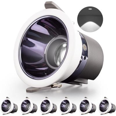 LED-Einbaustrahler für Badezimmer, 6er-Pack, 7 w, 700 lm = 70 w, Glühlampe, IP44, Kaltweiß 6000 k, Image