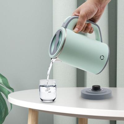 Senderpick - Kleiner Wasserkocher 800ML Mini Teekocher 600Watt Reise-Wasserkocher Edelstahl Image