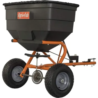 45-0547 185 lb. Tow-Behind Lawn & Garden Broadcast Spreader for Seed,Fertilizer,Salt,Ice Melt; Easy