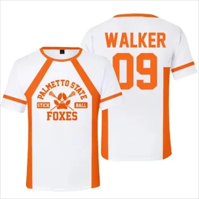 2025 New The Foxhole Court Palmetto State Foxes Lacrosse Jersey Cosplay WILDS MINYARD 3D Tshirt