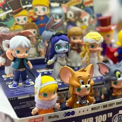 Anime Figure Molly Warner Bros.100th Anniversary Series Blind Box Toys Caixa Caja Cartoon Mystery