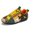 Herren-Segeltuchschuhe, modische, lässige Turnschuhe mit dicken Sohlen, neue, atmungsaktive Punk-Sportschuhe in großer Größe, Graffiti-Herrenschuhe mit flachem Boden